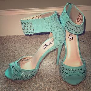 Blue heels